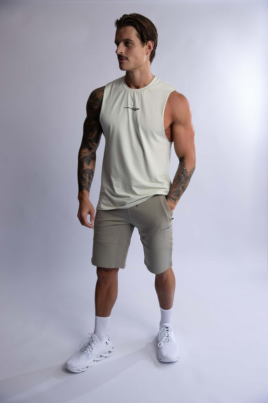 V697-MENS-CREW-COTTON-TANK-MINT-SMALL-218095-02 HARD HITTERS MEN'S CREW COTTON TANK MINT SMALL - Image 1