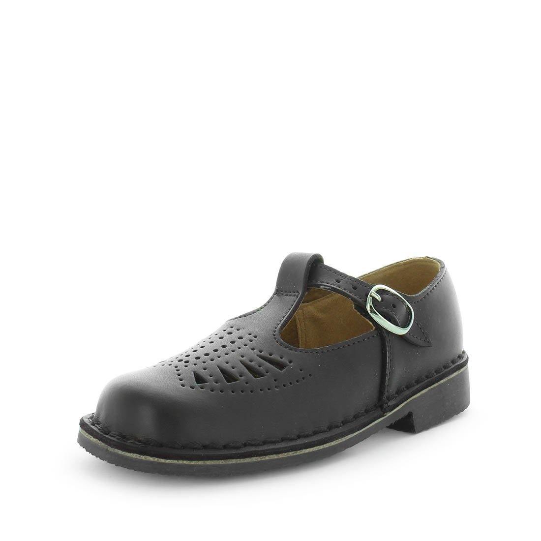 V717-9333333137909-192166-00 WILDE SCHOOL Girl's JENNY-Jnr School Black/Smooth Shoe 1US - Image 1