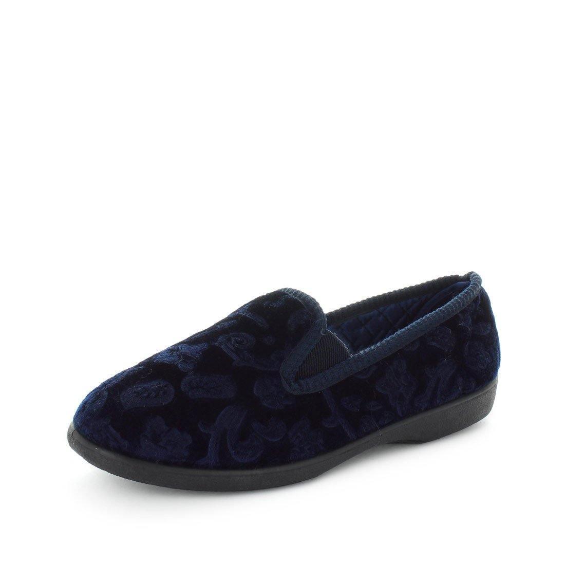 V717-9333333670765-187506-00 Panda PERTA Slippers Uggs Navy Shoe 5 - Image 1