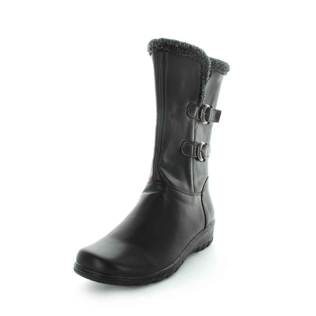 V717-AMAX-BLACKSMOOTH-7-192086-00 AEROCUSHION Women's MAX Boots Black Smooth Shoe 7US - Image 1