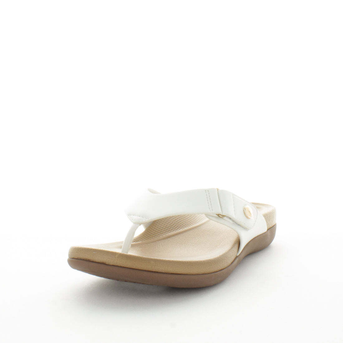 V717-AMESPY-WHITE-38-193827-00 AEROCUSHION Women's MESPY Slides White Shoe 38EU - Image 1