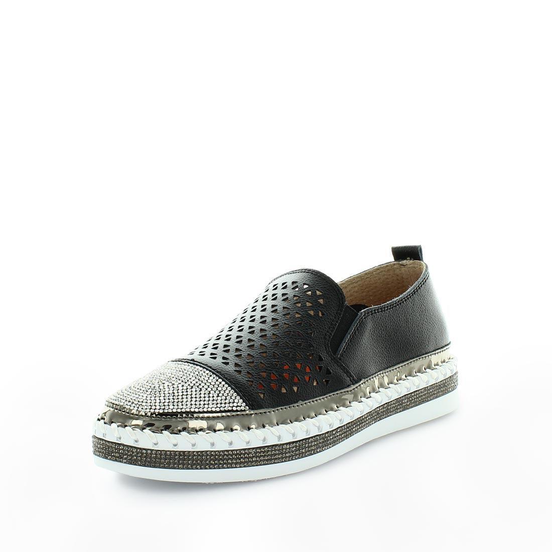 V717-JBCALY-BLACK-38-187873-00 JUST BEE Women's CALY Flats Black 38EU - Image 1