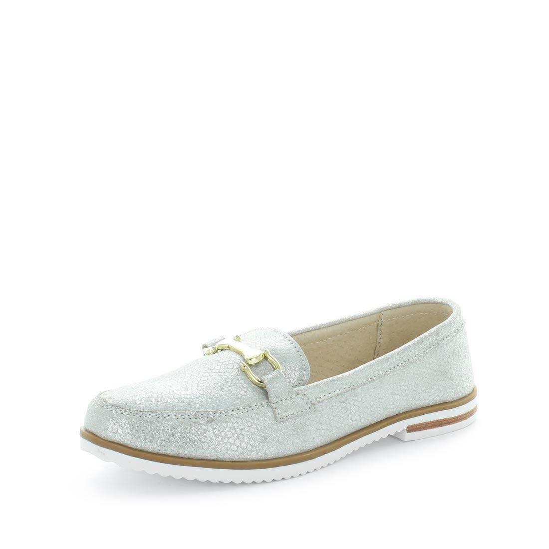 V717-JBCRESSY-SILVERSNAKE-37-189036-00 JUST BEE Women's CRESSYA Loafers / Slip ons Silver Snake 37EU - Image 1