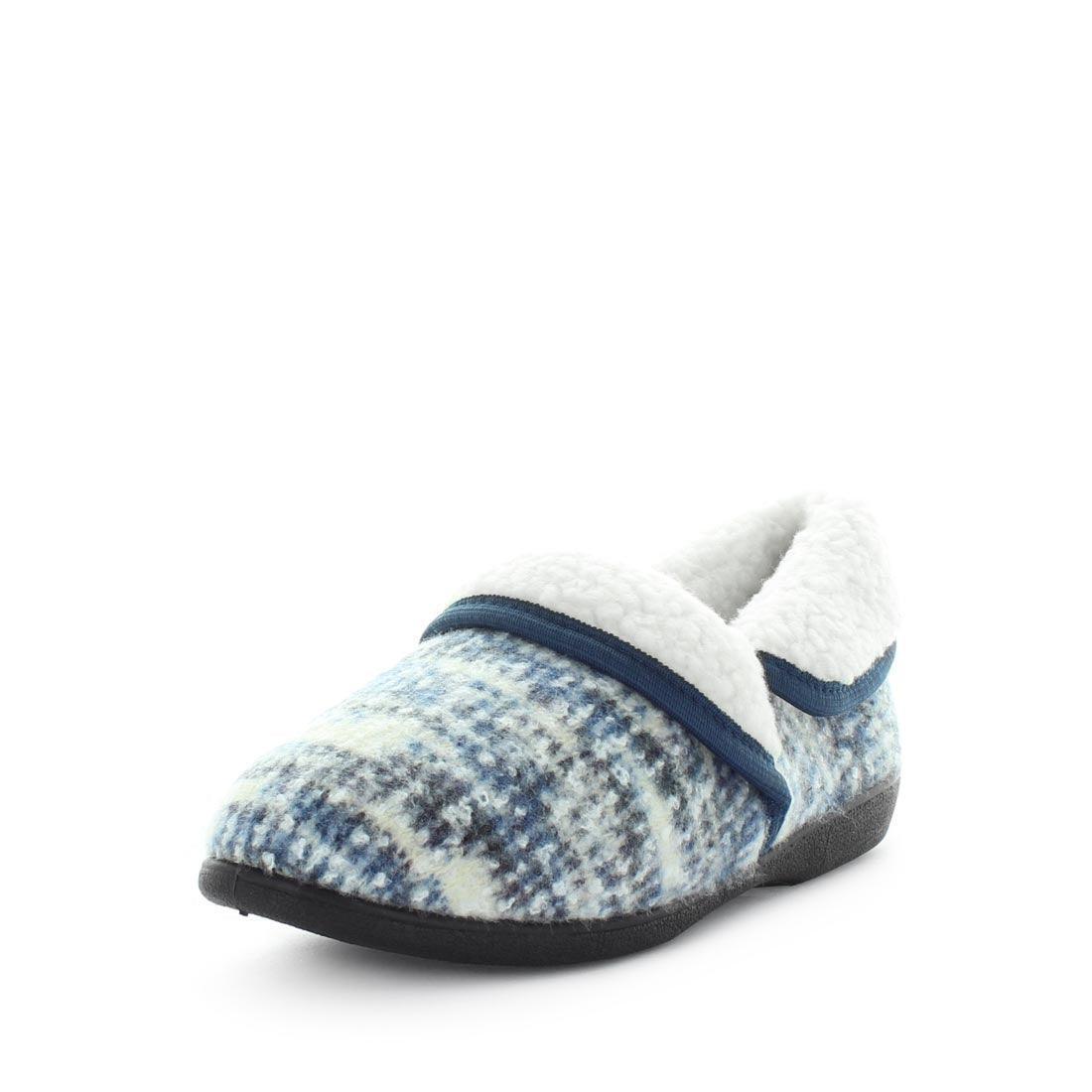 V717-PEBA4-BLUEKNIT-9-186422-00 Panda PEBA4 Slippers Uggs Blue Knit Shoe 9 - Image 1