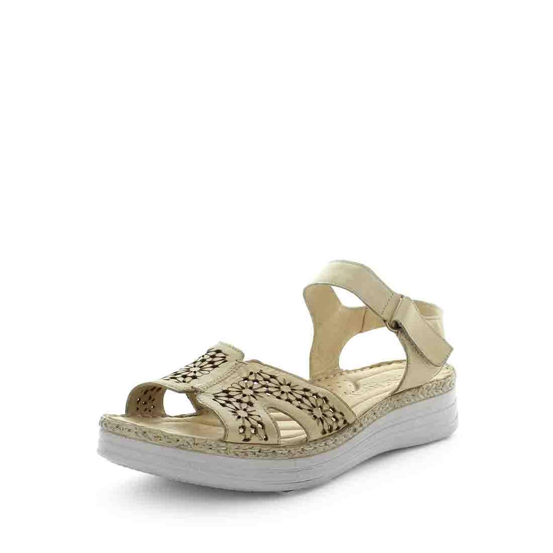 V717-STBANITA-BEIGE-39-193224-00 SOFT TREAD ALLINO Women's BANITA Sandals Beige Shoe 39EU - Image 1