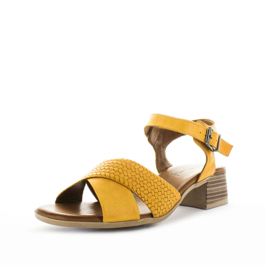 V717-STBONICA-MUSTARD-36-193092-00 SOFT TREAD ALLINO Women's BONICA Sandals Mustard Shoe 36EU - Image 1