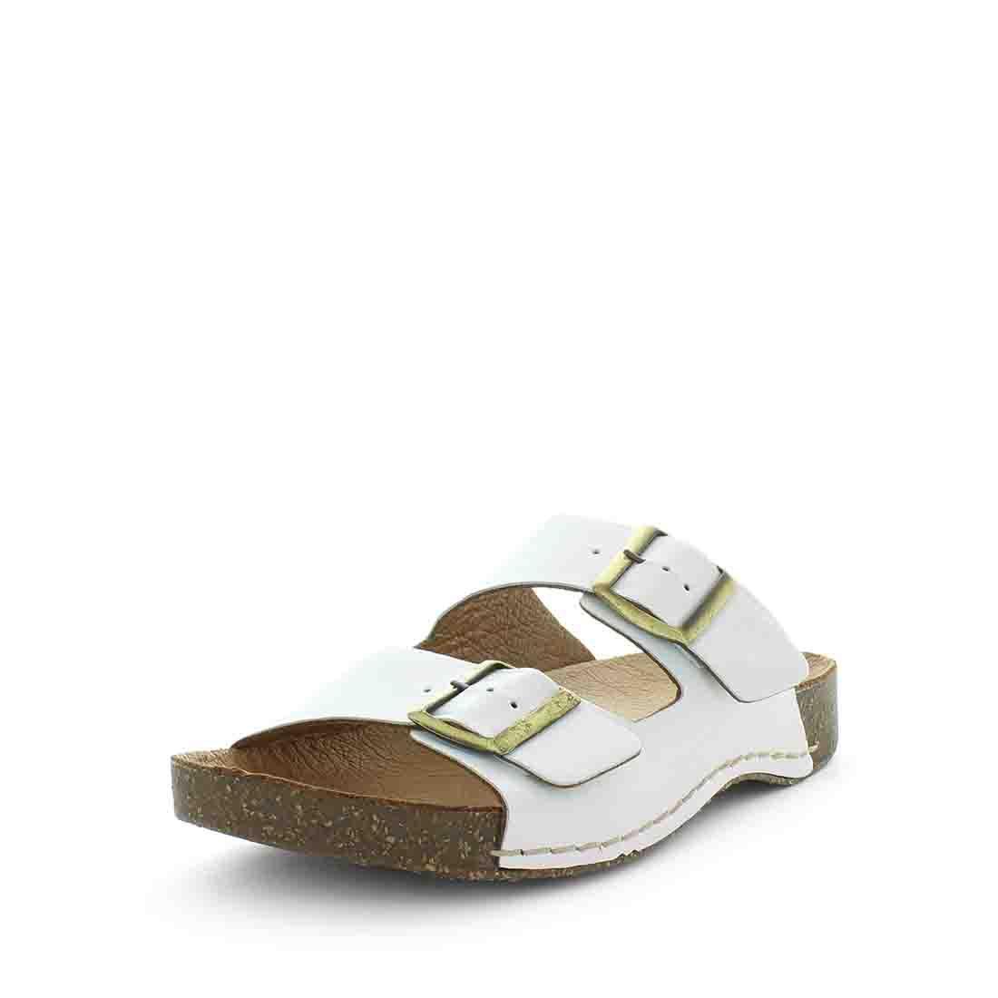 V717-STBRODIE-WHITESMOOTH-37-194157-00 SOFT TREAD ALLINO Women's BRODIE Sandals White Smooth Shoe 37EU - Image 1