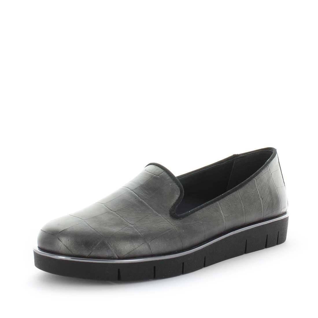 V717-TFEDNA-GUNMETALCROC-36-192493-00 THE FLEXX Women's EDNA Loafers / Slip ons Gunmetal/Croc Shoe 36EU - Image 1
