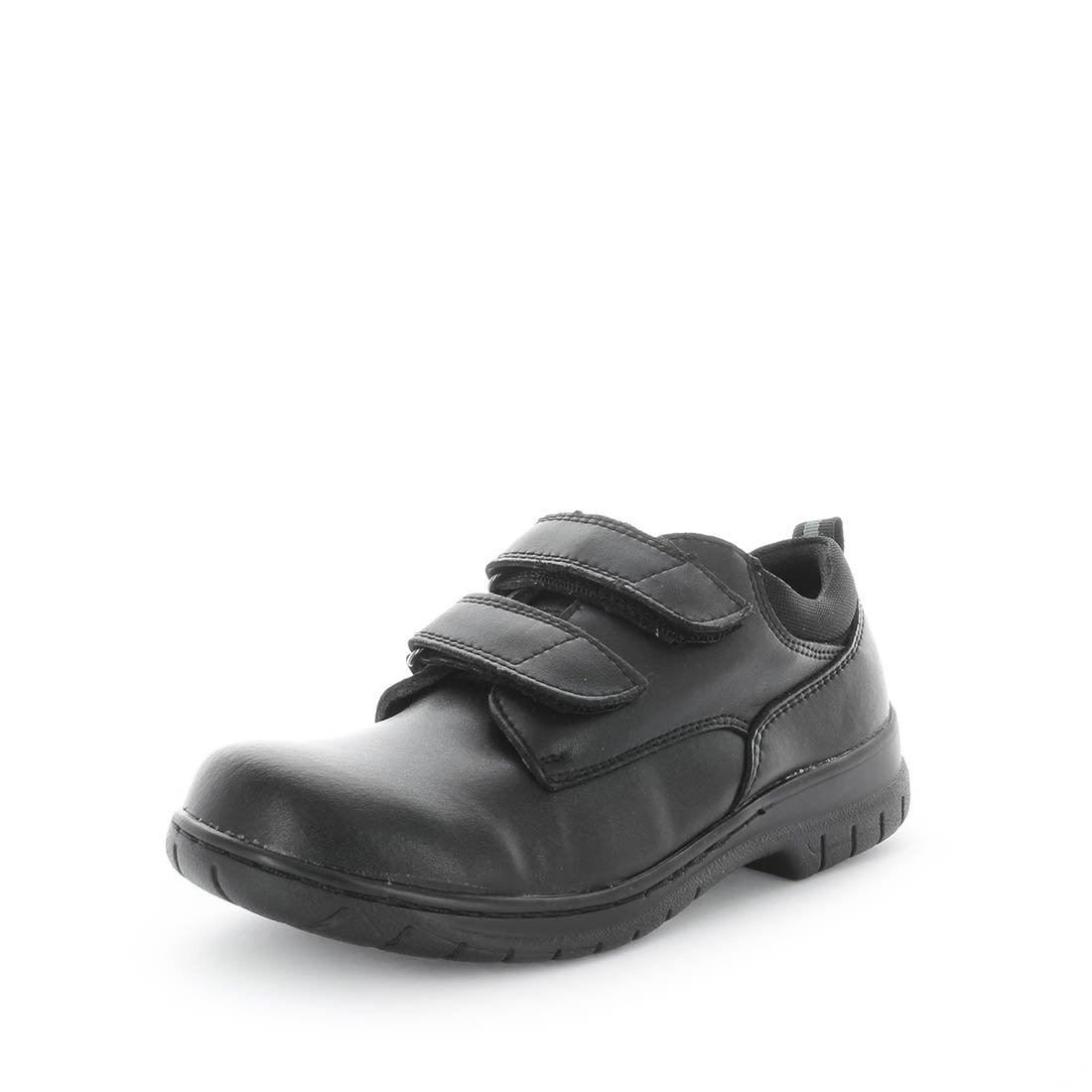 V717-WJACEN-BLACKSMOOTH-5-192716-00 WILDE SCHOOL Girl's JACEN School Black Smooth Shoe 5US - Image 1