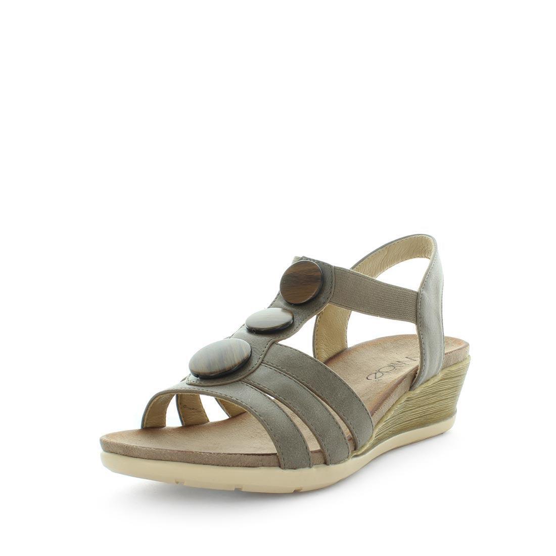 V717-WSAURA-TAUPE-40-192965-00 WILDE Women's SAURA Sandals Taupe Shoe 40EU - Image 1