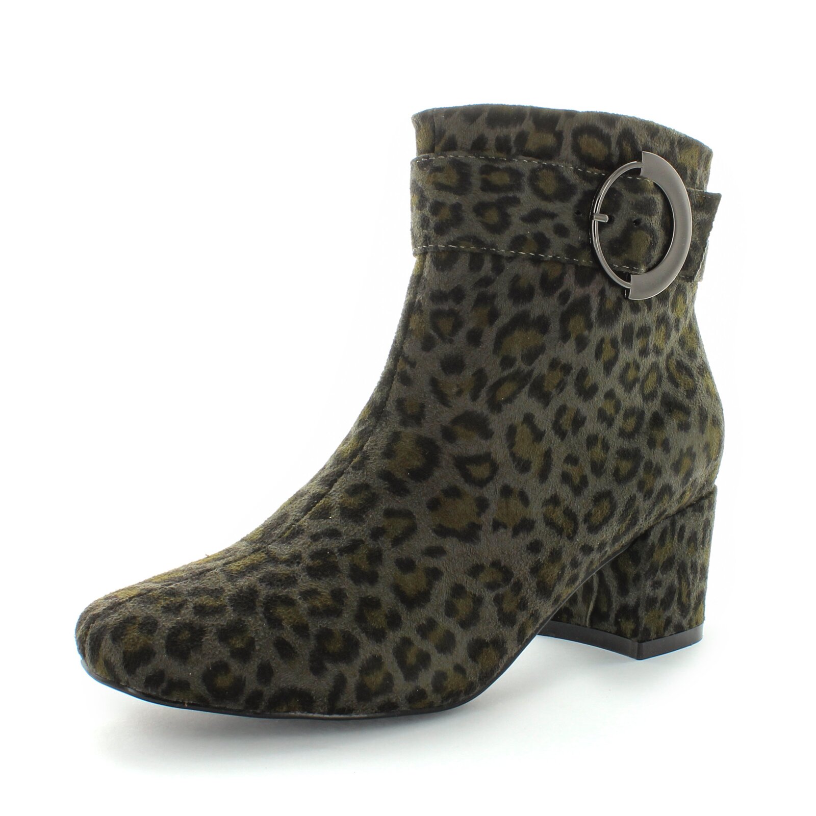 V717-WSAVINA-KHAKILEOPARD-39-193066-00 WILDE Women's SAVINA Boots Khaki Leopard Shoe 39EU - Image 1