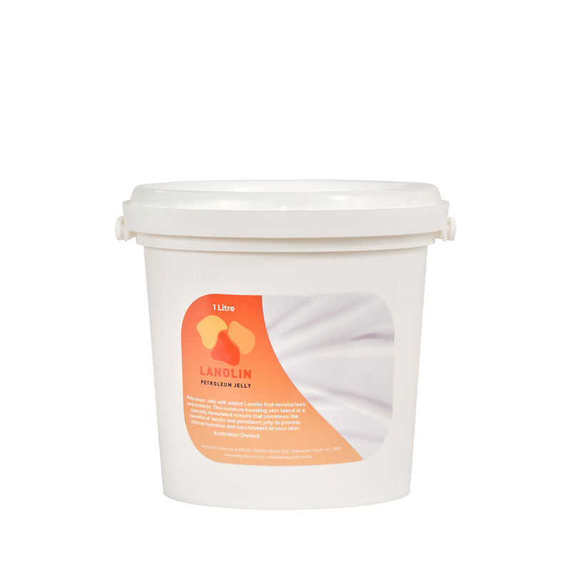V722-SGPETLAN-1-186633-00 Petroleum jelly with added Lanolin 1 litre - Image 1