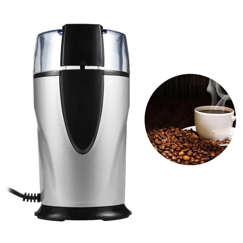 V728-1005007014790477-J-190995-00 Electric Coffee Grinder & Coffee Maker - Image 1