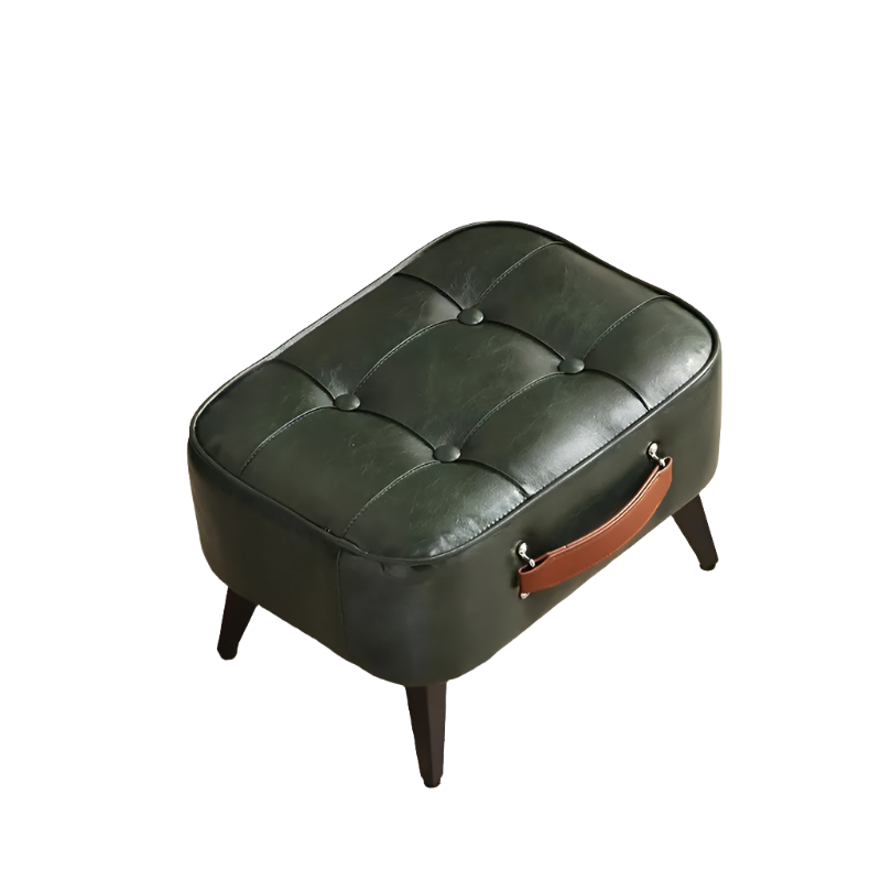 V728-XL93868-190420-00 NNETM Super Soft Faux Leather Upholstered Seat - Green Black - Image 1