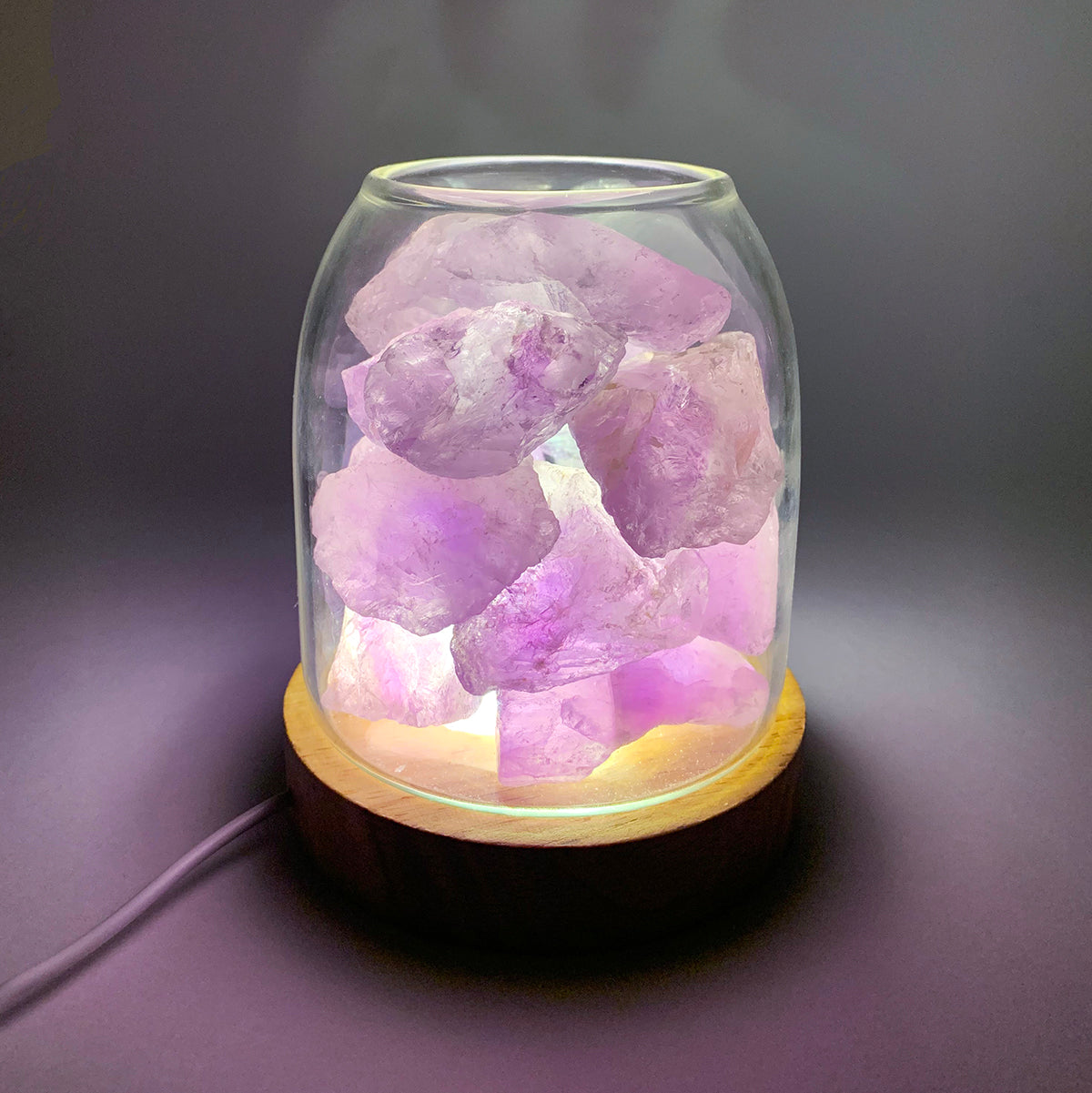 V760-CGL-3-195281-00 Aurora Crystal Diffuser - Amethyst - Image 1