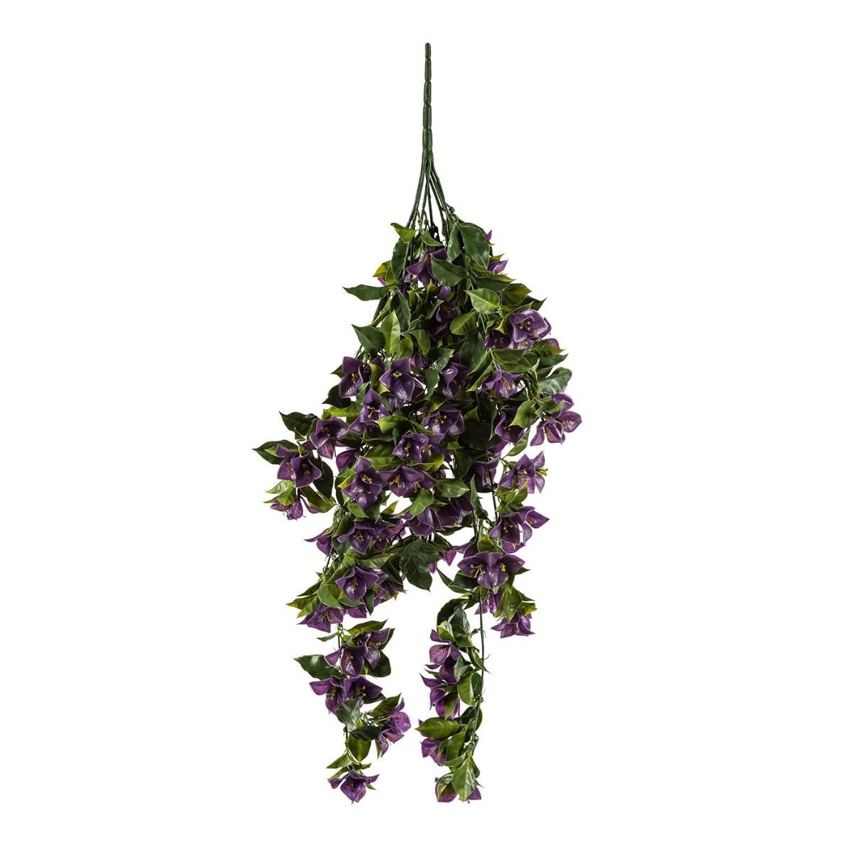 V77-1005622_1005622_2 Hanging Artificial Bougainvillea Plant Purple UV Resistant 90cm - Image 1