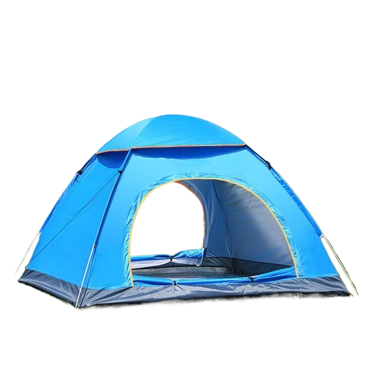 V888-ELOSUNG001-199968-00 (2-3 people) double door, Blue tent , Expanded size: 200*150*115cm - Image 1