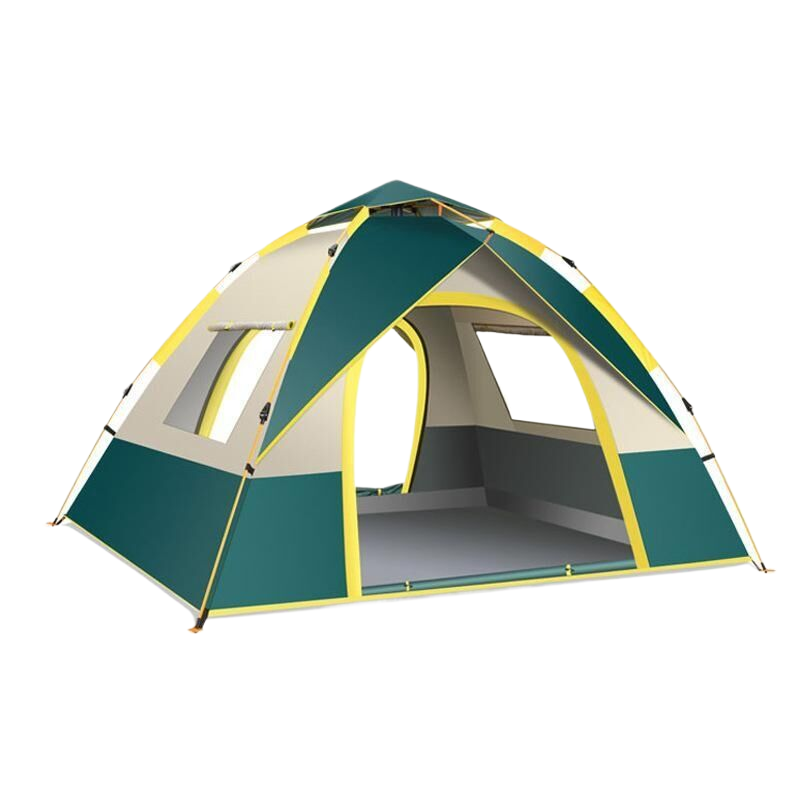 V888-ELOSUNG037-200005-00 Colorful Tent with Two Doors and Two Windows - Small Size (200x150x125cm), Ideal for Outdoor Escapes - Image 1