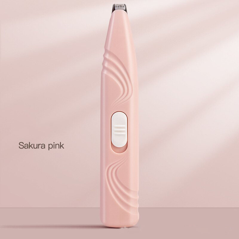 V888-ELOSUNG10115-204427-00 Portable Pet Hair Trimmer in Sakura Pink with Precision Blade and Ergonomic Design - Image 1