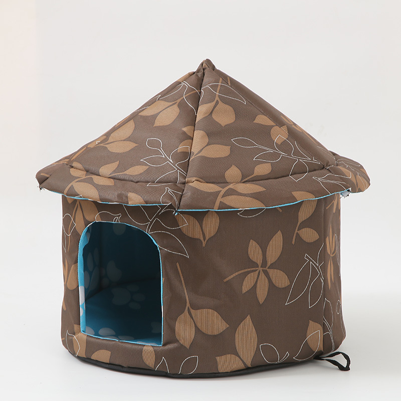 V888-ELOSUNG10203-204408-00 Outdoor Waterproof Cat House - Insulated, Weatherproof, Warm Shelter for Cats, Ideal for Winter Protection, Size: S 35*40cm - Image 1