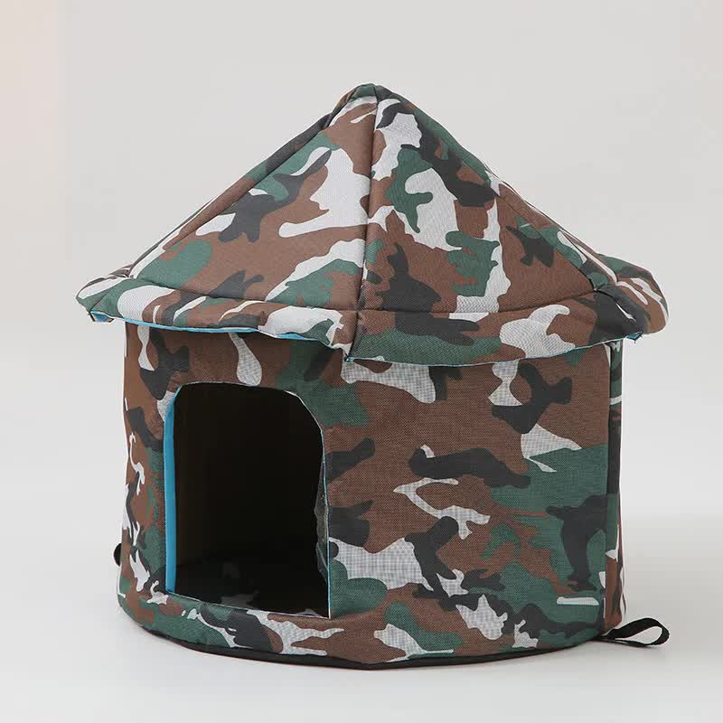 V888-ELOSUNG10209-204402-00 Outdoor Waterproof Cat House - Insulated, Weatherproof, Warm Shelter for Cats, Ideal for Winter Protection, Size: S 35*40cm - Image 1