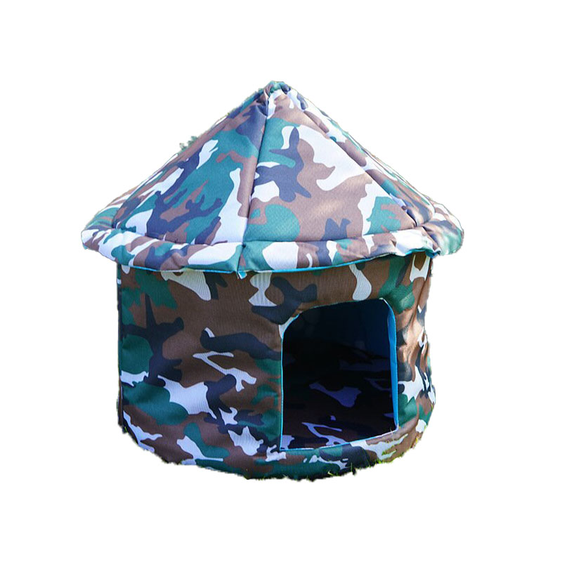V888-ELOSUNG10212-205329-00 Outdoor Waterproof Cat House - Insulated, Weatherproof, Warm Shelter for Cats, Ideal for Winter Protection,Size: S 35*40cm - Image 1