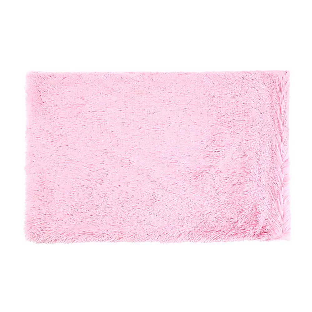 V888-ELOSUNG10415-204275-00 Fluffy Pet Blankets-Soft Faux Fur, Anti-Anxiety Cozy Throws for Cats and Dogs, M 80*55cm light pink - Image 1