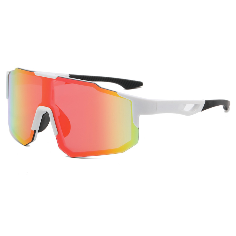 V888-ELOSUNG10617-205665-00 New sports sunglasses men's and women's cycling sunglasses dazzling sunglasses - Image 1