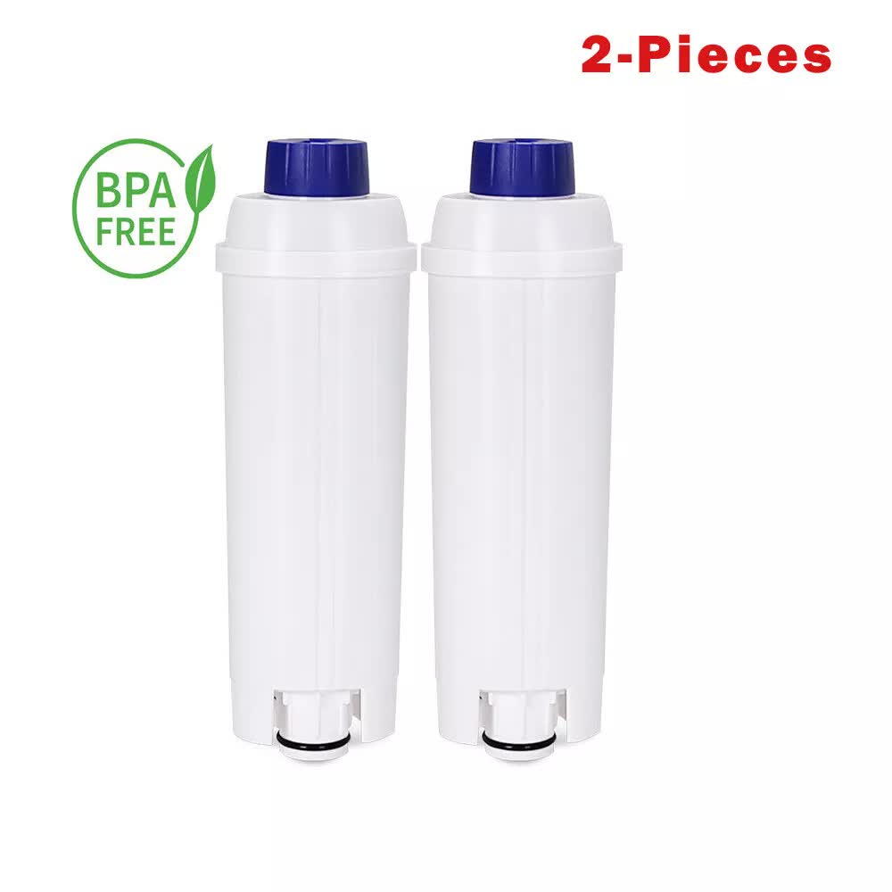 V888-ELOSUNG11468-210207-00 2pcs pack DeLonghi DLSC002 Carbon Filter – Replacement Water Filter for DeLonghi Coffee Machines, Active Carbon Purification - Image 1