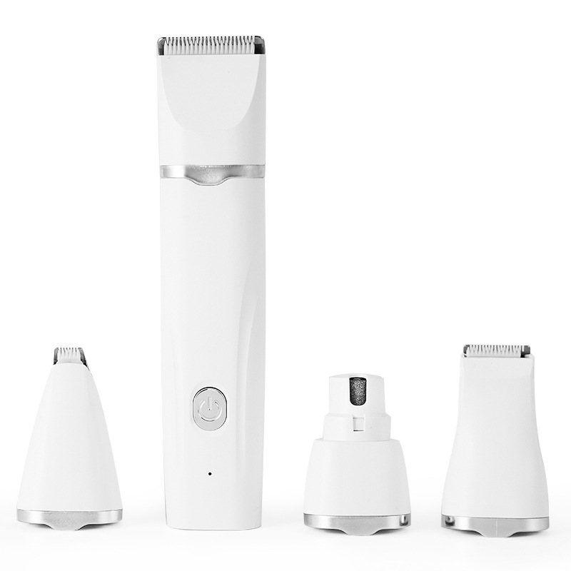V888-ELOSUNG11626-209599-00 White T70 4-in-1 Pet Grooming Kit – Full Body, Detail, Paw Hair Trimmer & Nail Grinder - Image 1