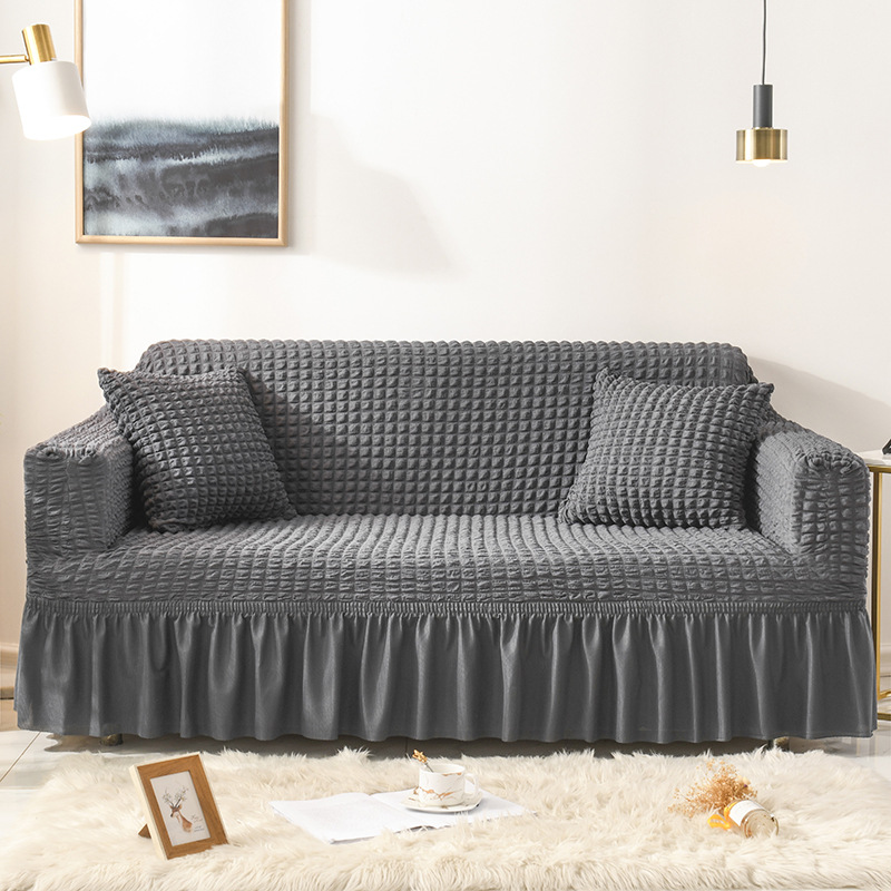 V888-ELOSUNG1168-202583-00 Elastic sofa cover-gray (145-185cm) - Image 1
