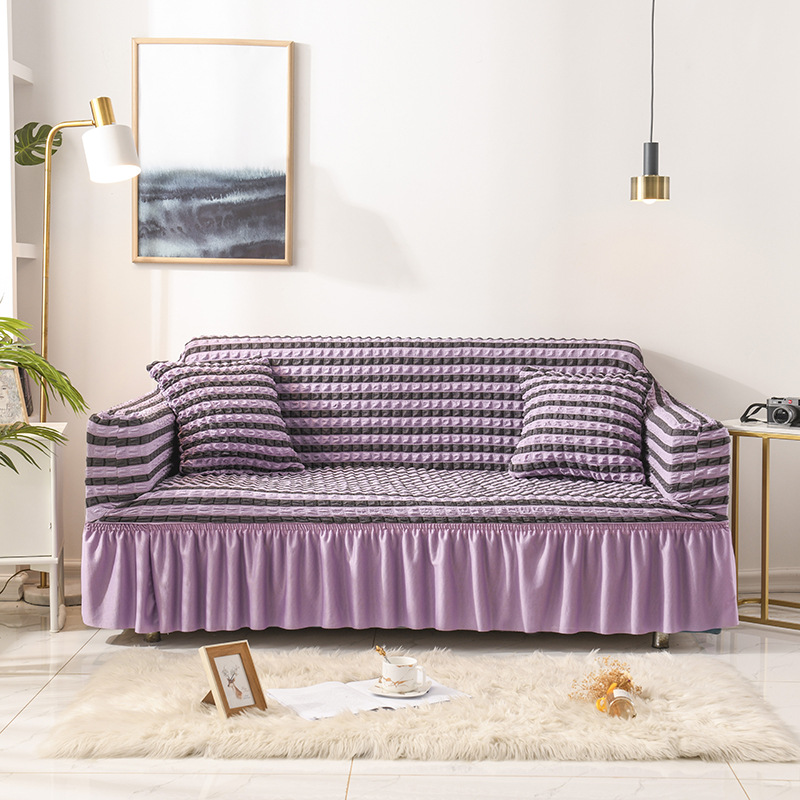 V888-ELOSUNG1186-202565-00 Elastic sofa cover-purple (305-360cm) - Image 1