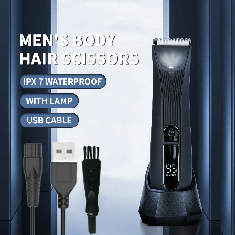 V888-ELOSUNG11910-210512-00 Body Hair Trimmer Men's Electric Body Washable Lady Shaver - Image 1