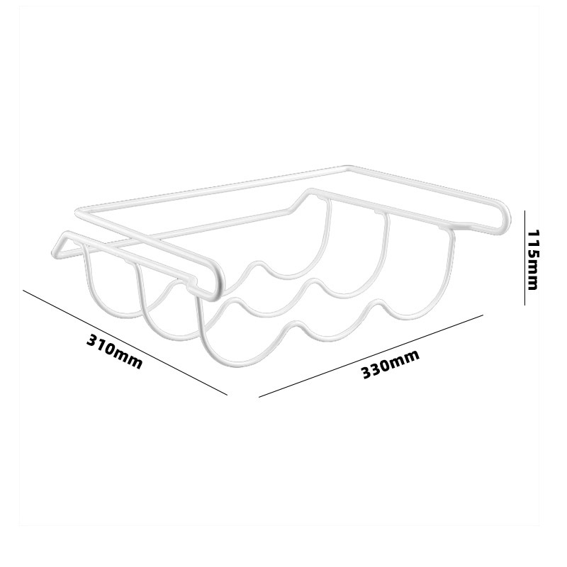 V888-ELOSUNG1250-202603-00 Refrigerator storage shelves white 33*31*11.5cm - Image 1
