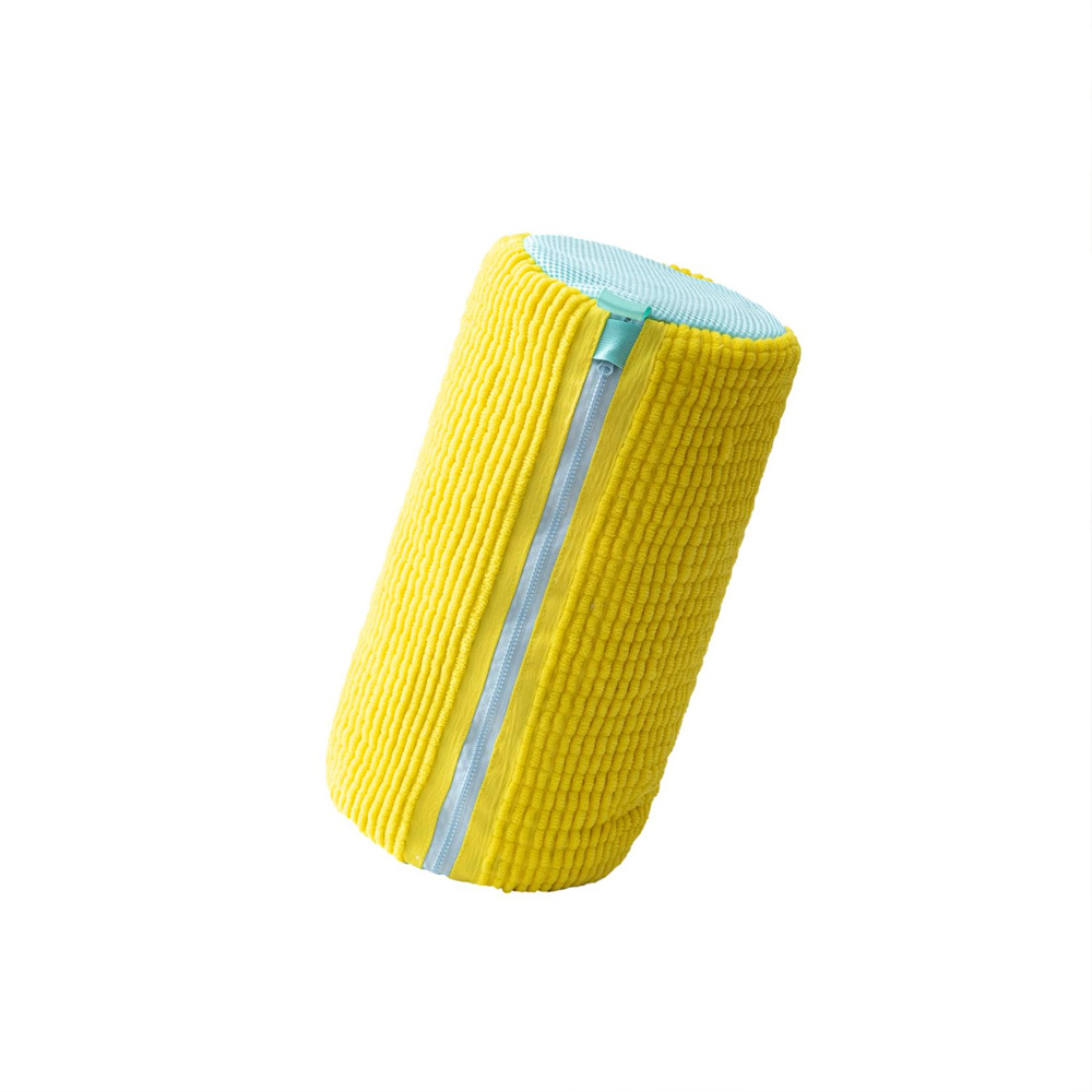 V888-ELOSUNG12585-212514-00 Yellow Shoe Laundry Bags - Mesh Protective Washing Bags for Shoes with Zipper Design - Image 1