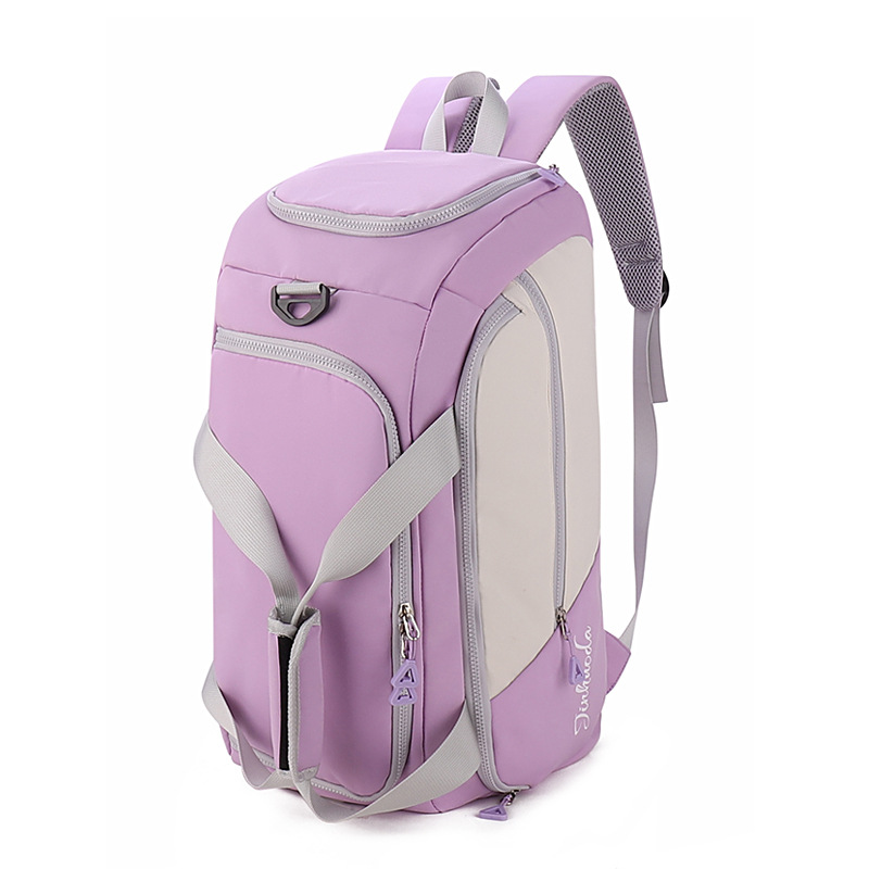 V888-ELOSUNG13091-210239-00 Purple Large Capacity Travel Backpack – Multi-Function Carry-On Bag for Clothes, Luggage Storage, and Business Trips - Image 1