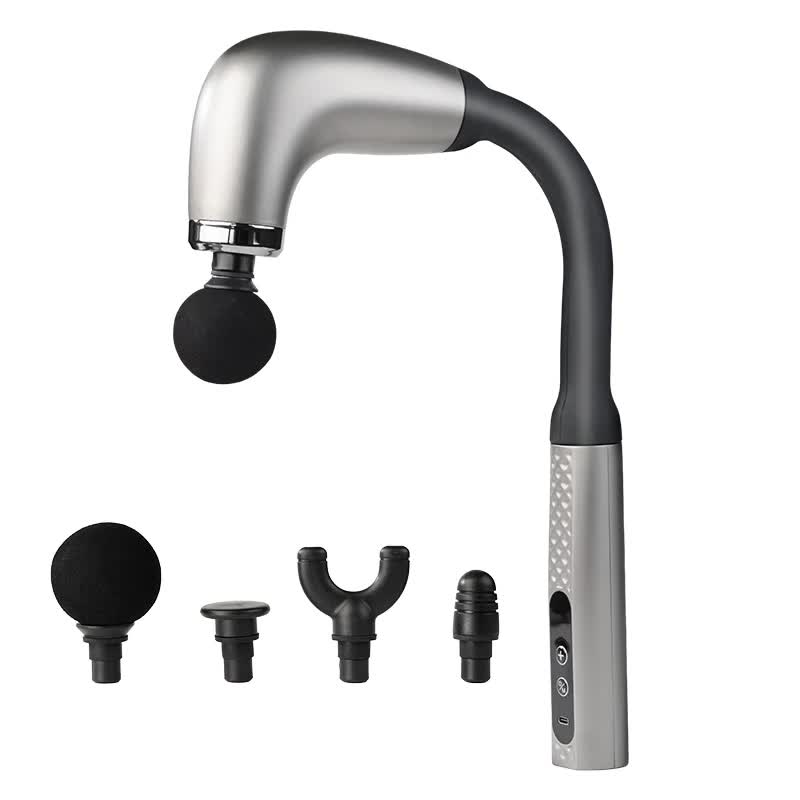 V888-ELOSUNG13184-210672-00 Silver Electric Elbow Fascia Gun for Body/Head Relief Portable Silent Body Fatigue Reliever Hot Selling Massager - Image 1