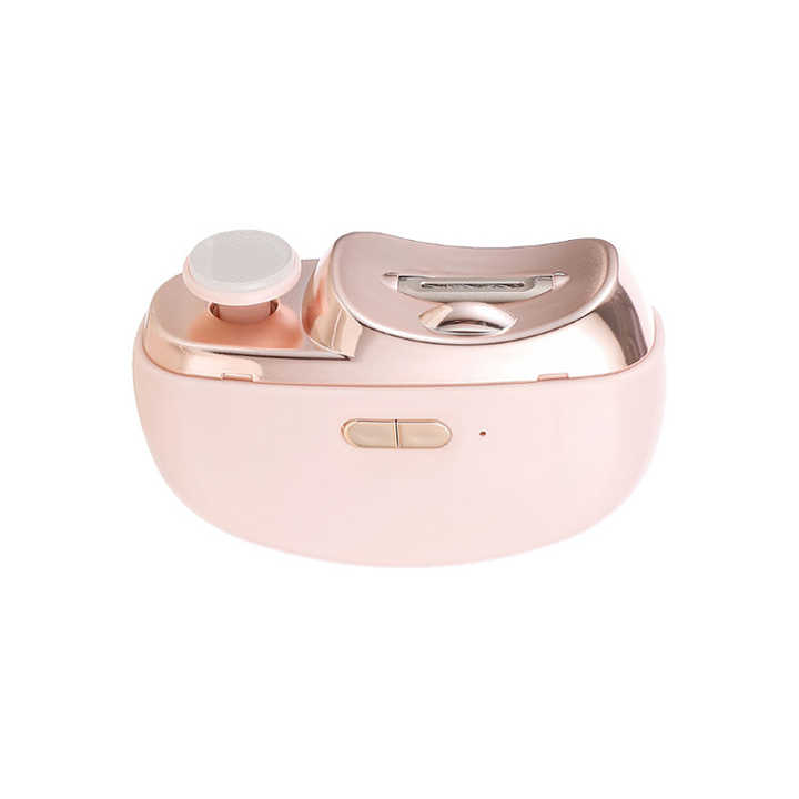 V888-ELOSUNG13445-211711-00 Pink Automatic Electric Nail Clipper & Grinder - Multi-Functional Safe Nail Trimmer for Adults & Kids - Image 1