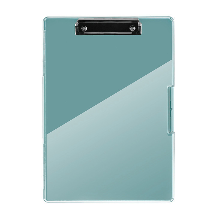 V888-ELOSUNG15229-212529-00 Green A4 Plastic Document Storage Clipboard - Portable and Durable - Image 1