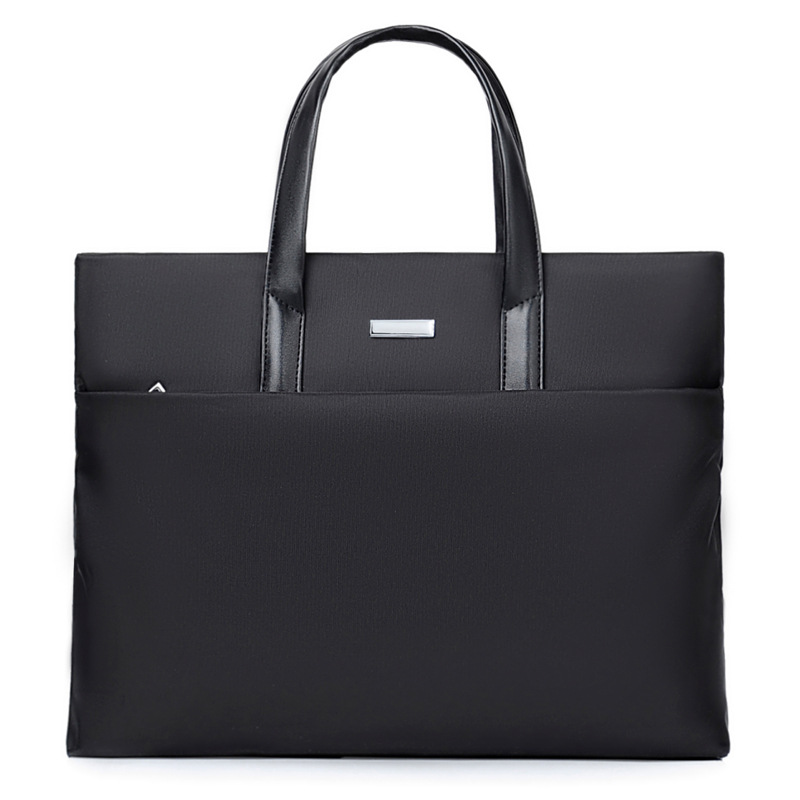 V888-ELOSUNG15232-212546-00 Black Lightweight Business Tote Bag - Durable and Stylish for Work and Travel - Image 1