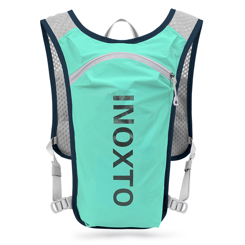 V888-ELOSUNG15403-212971-00 Lightweight Hydration Running Vest with 5L Capacity and Reflective Strips, Light Green - Image 1