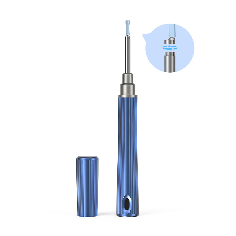 V888-ELOSUNG15492-214150-00 Blue Smart Visual Ear Cleaning Stick with 1080P Camera and Rechargeable Battery - Image 1