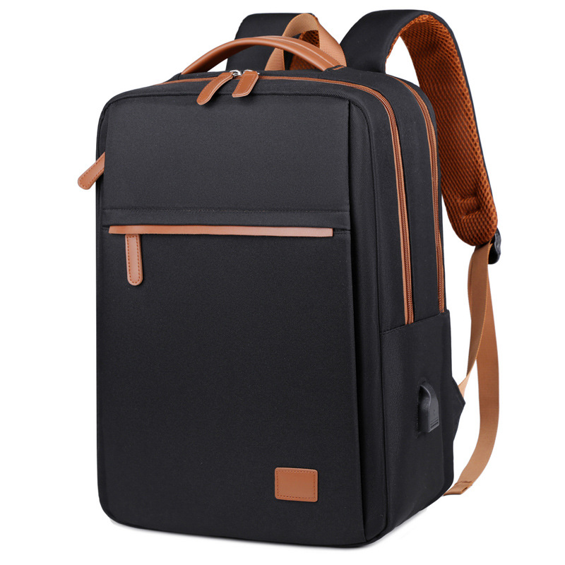 V888-ELOSUNG15606-214422-00 Black Waterproof Business Backpack - 31L Capacity, Stylish and Versatile - Image 1