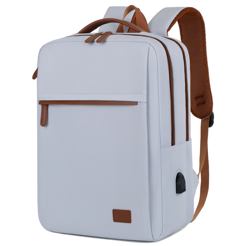 V888-ELOSUNG15609-214430-00 Light Blue Waterproof Business Backpack - 31L Capacity, Stylish and Versatile - Image 1
