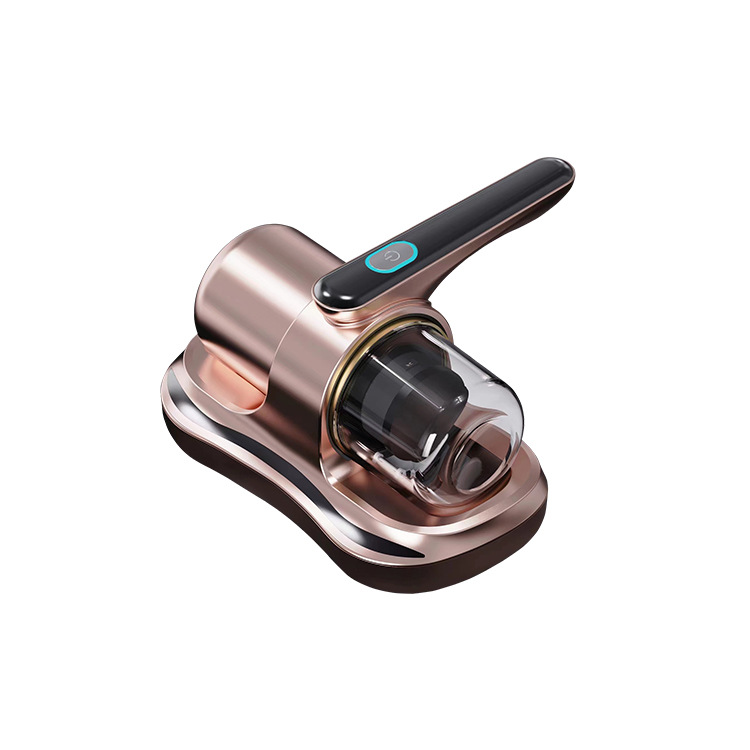 V888-ELOSUNG15831-215969-00 Gold Handheld Dust Mite Vacuum Cleaner - Cordless, High Suction Power, USB Rechargeable - Image 1