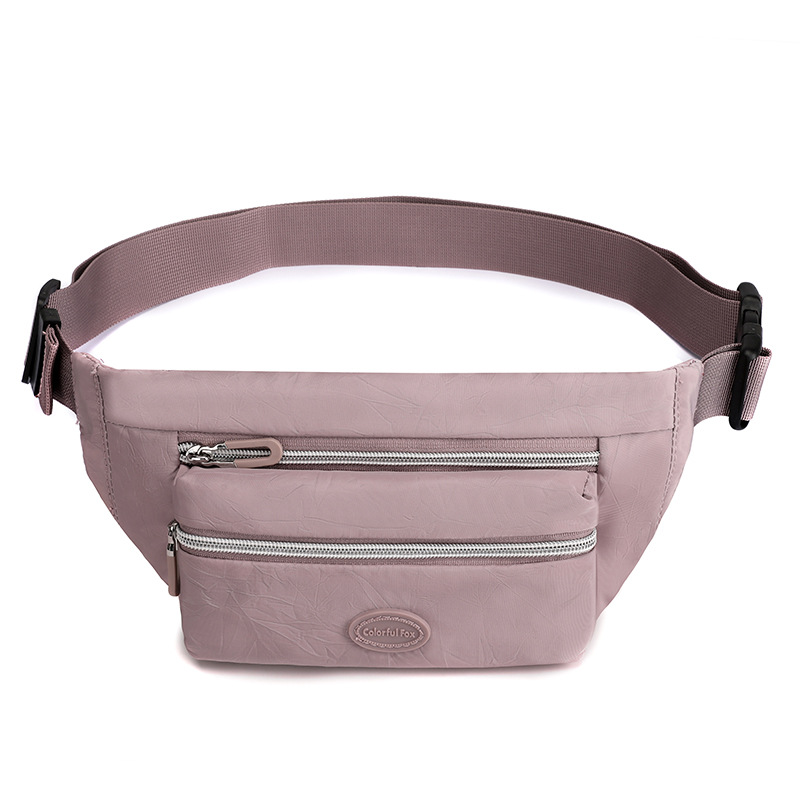 V888-ELOSUNG15967-216832-00 Purple Casual Chest Bag - Water-Resistant Compact Waist Pack for Women with Adjustable Strap - Image 1