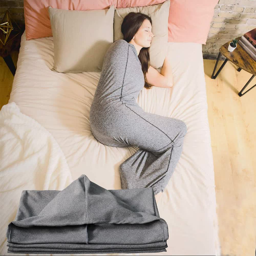 V888-ELOSUNG16197-215024-00 Adult Mdel 185*50cm Full-Body Stretchable Sleep Sack - Lightweight Travel and Home Sleeping Bag - Image 1