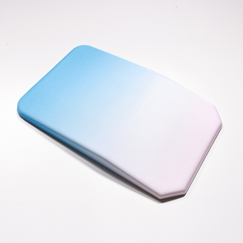 V888-ELOSUNG17746-223163-00 Gradual Blue Ergonomic PU Anti-Slip Mouse Pad with Wrist Support - Rectangular Gradient Desk Mat for Gaming and Office Use - Image 1