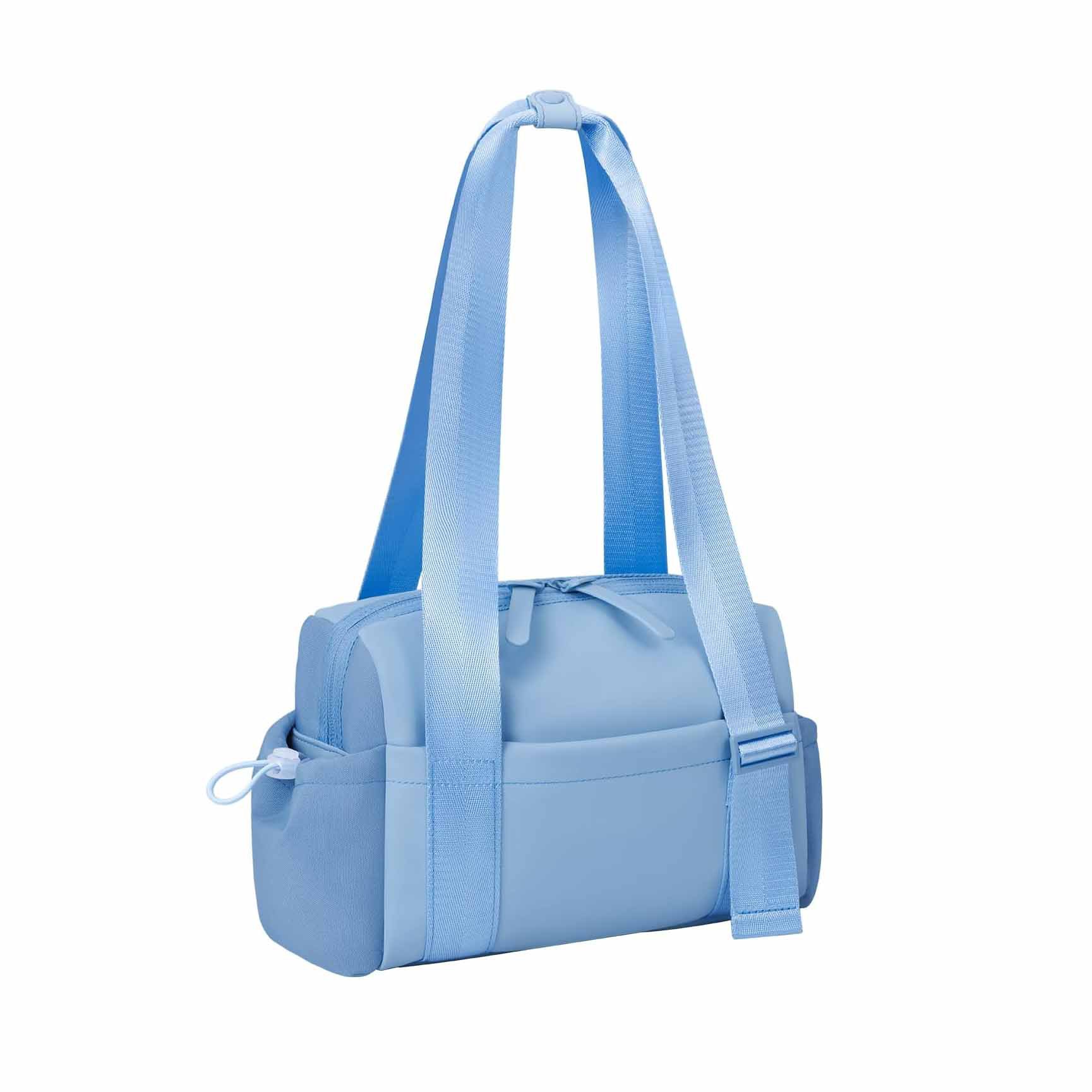 V888-ELOSUNG18215-202504281530-00 Stylish Blue Mini Gym Bag & Travel Tote - Compact Duffel with Wet Pocket, Luggage Sleeve & Multiple Compartments - Image 1
