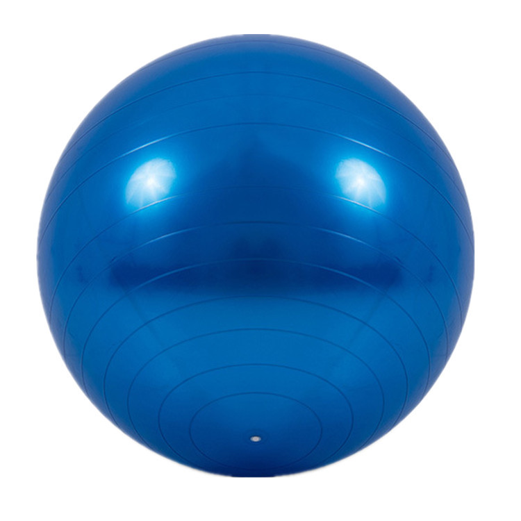 V888-ELOSUNG19060-226046-00 Blue 65cm Anti-Burst Yoga Exercise Ball for Pilates & Core Strength - Image 1